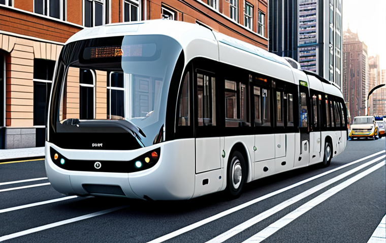 Image 1 Prompt: Future of Ground Mobility in a Smart City**